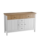 Тумба Сканди 232 глухие двери белый/антик